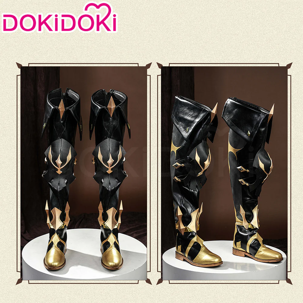 DokiDoki Game Genshin Impact Cosplay Varka Shoes Song of the Welkin Moon Nod Krai - Image 2