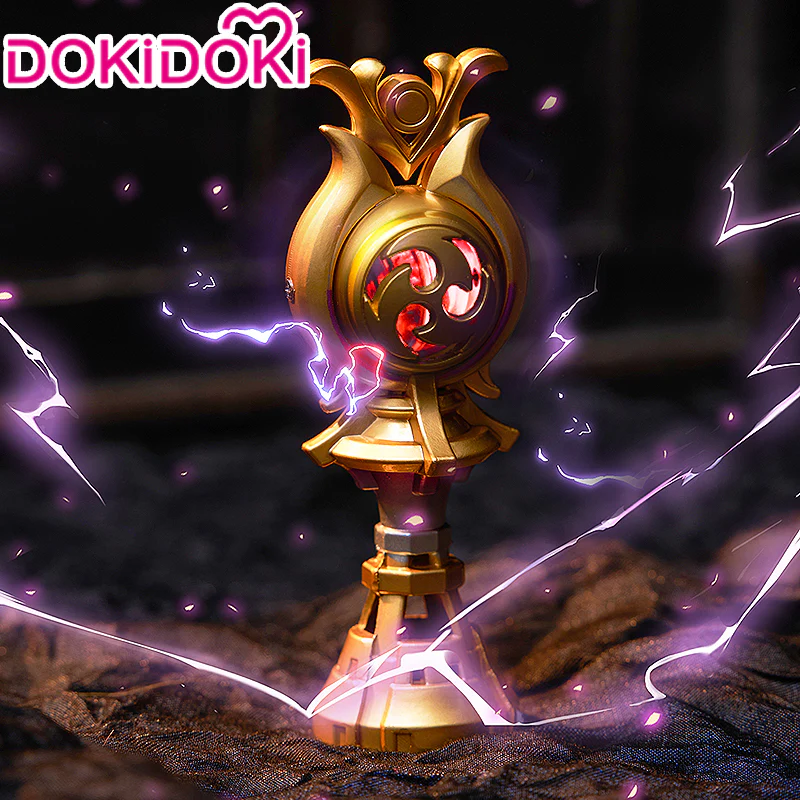 【In Stock】DokiDoki Game Genshin Impact Cosplay Venti / Raiden Shogun Baal/Zhongli Gnosis Accessory - Image 3