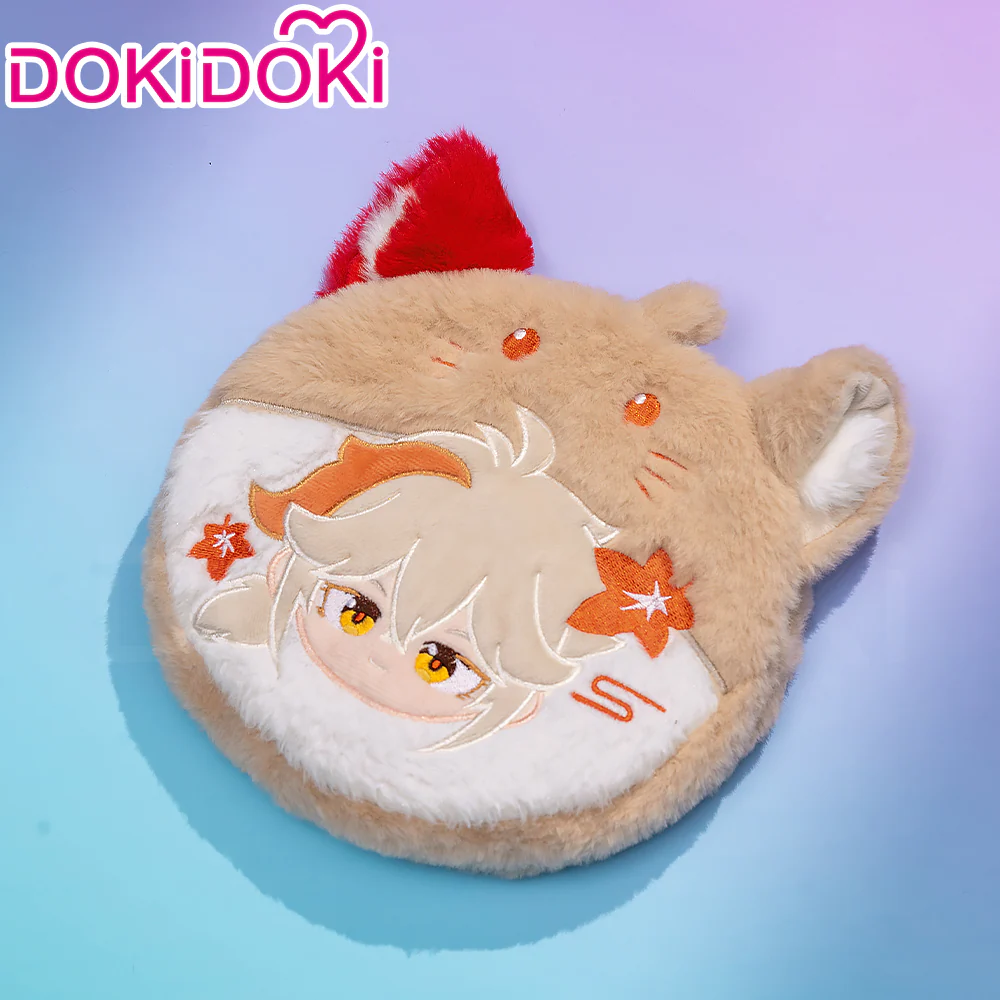 DokiDoki Game Genshin Impact Cosplay Xiao / Wanderer / Kazuha / Focalors / Furina / Venti Coin Bag Plush Cute Itabag - Image 7