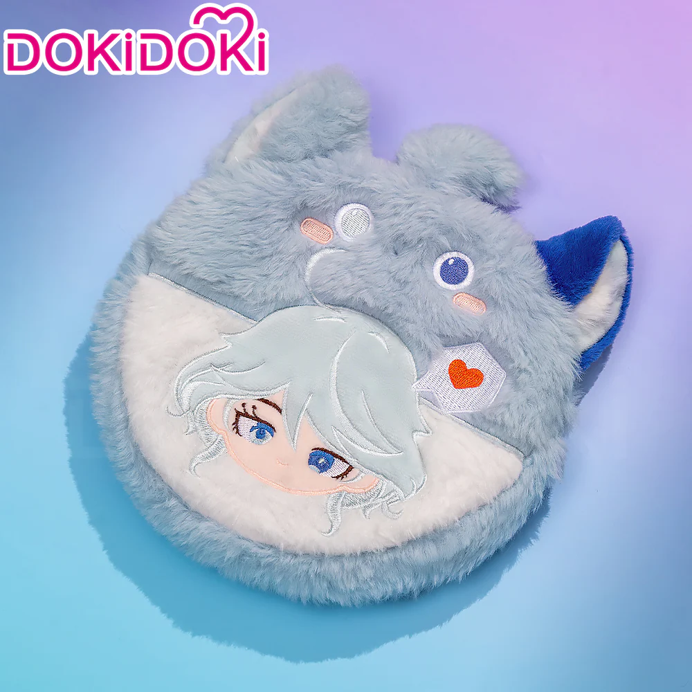 DokiDoki Game Genshin Impact Cosplay Xiao / Wanderer / Kazuha / Focalors / Furina / Venti Coin Bag Plush Cute Itabag - Image 8