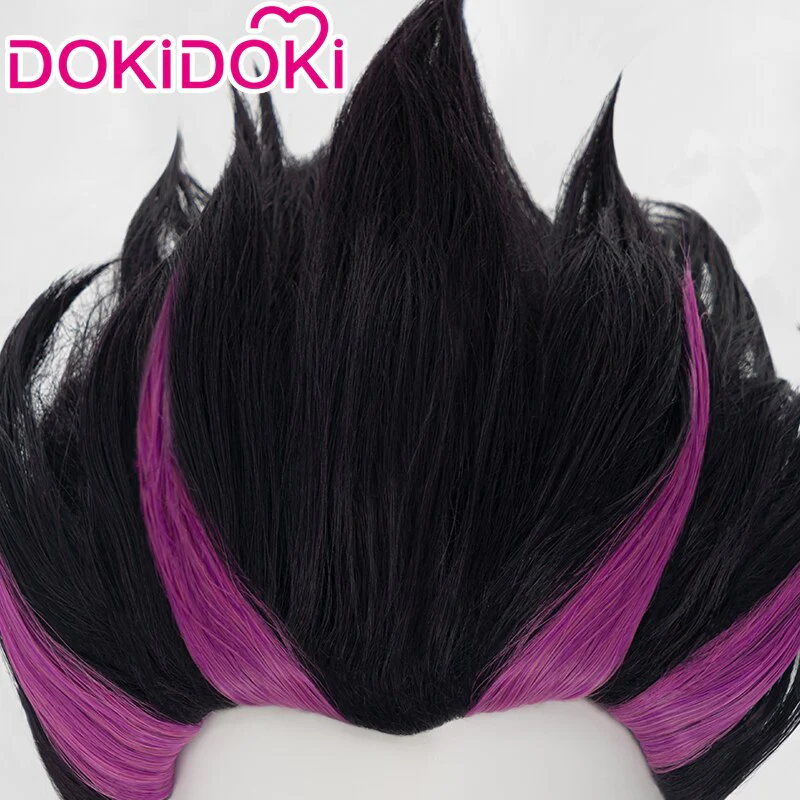 【Ready For Ship】DokiDoki Game Genshin Impact Cosplay Yakshas Bosacius Fushe Wig  Marshal Vritras Cosplay Wig Short - Image 4
