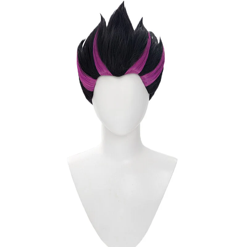 【Ready For Ship】DokiDoki Game Genshin Impact Cosplay Yakshas Bosacius Fushe Wig  Marshal Vritras Cosplay Wig Short - Image 5