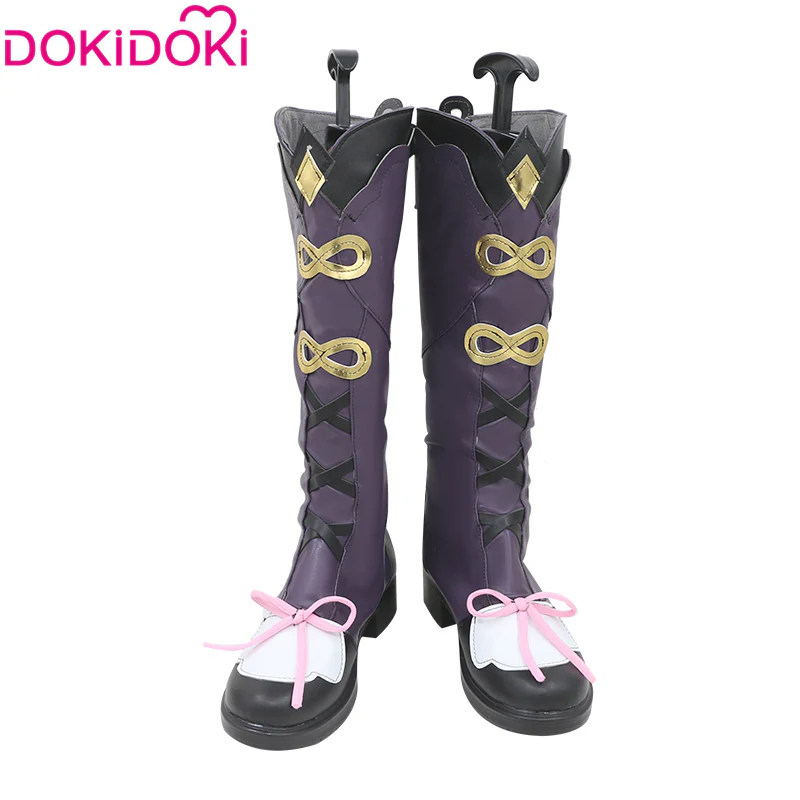 【EU 35-48】DokiDoki Game Genshin Impact Cosplay Yun Jin Shoes YunJin - Image 3