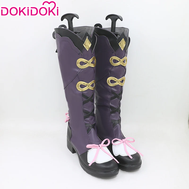 【EU 35-48】DokiDoki Game Genshin Impact Cosplay Yun Jin Shoes YunJin - Image 4