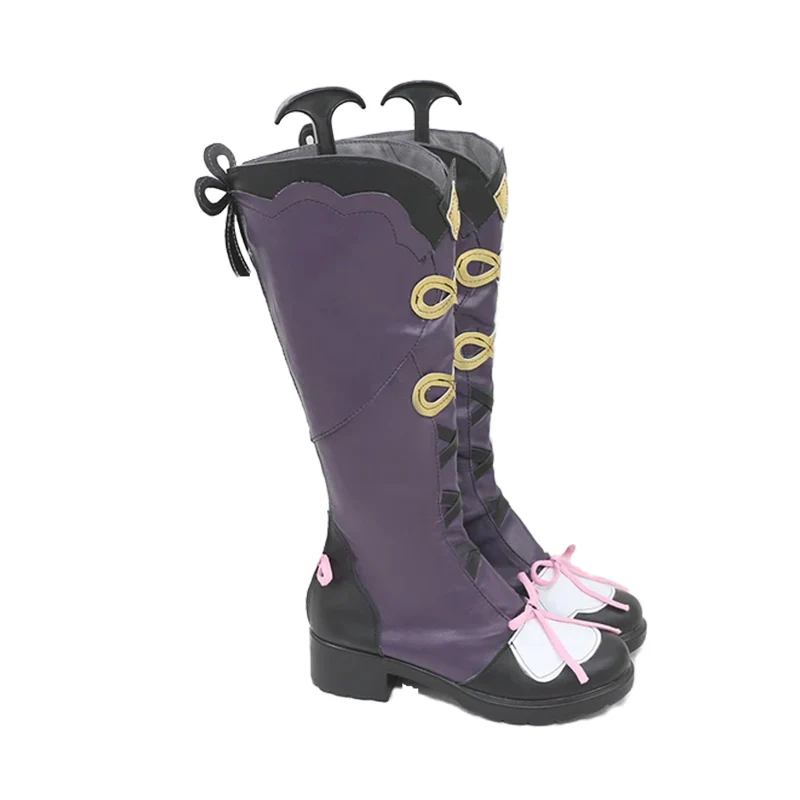 【EU 35-48】DokiDoki Game Genshin Impact Cosplay Yun Jin Shoes YunJin - Image 5