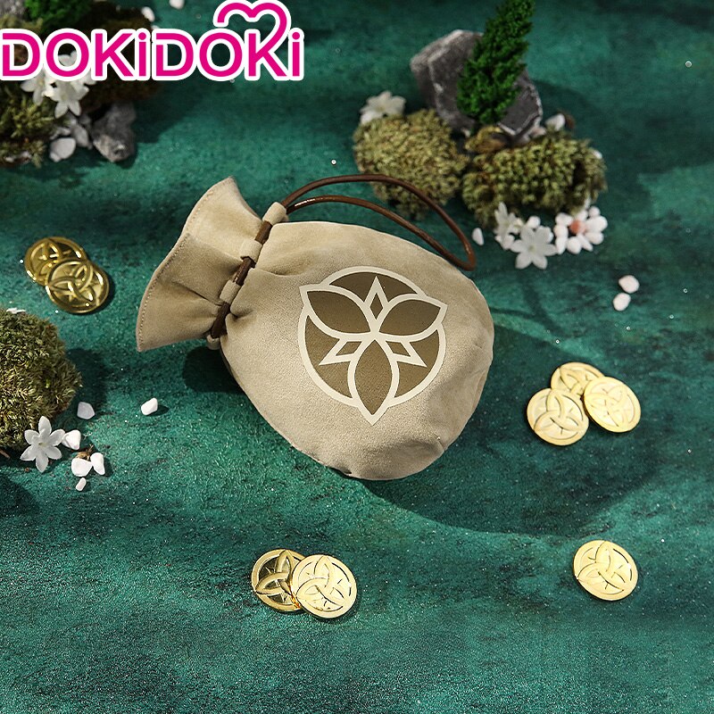 DokiDoki Game Genshin Impact Props Cosplay Mora Gold Coin Metal Zhongli / Childe Cosplay Accessories - Image 5