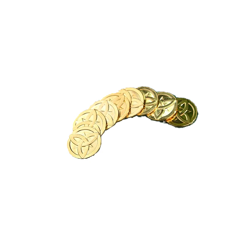 DokiDoki Game Genshin Impact Props Cosplay Mora Gold Coin Metal Zhongli / Childe Cosplay Accessories - Image 6
