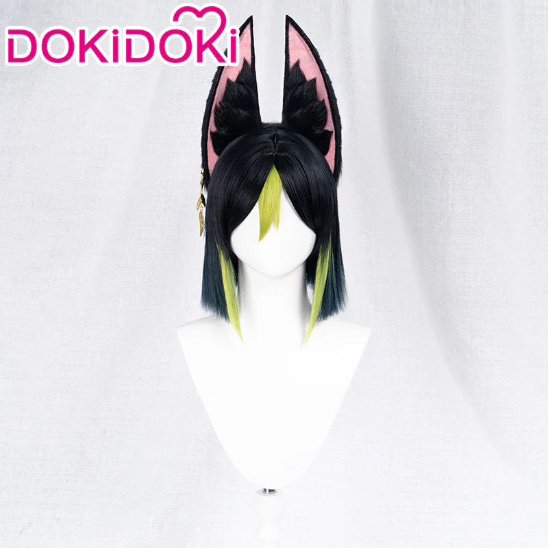 【Ready For Ship】DokiDoki Game Genshin Impact Wig Cosplay Tighnari Cosplay Wig Sumeru Short - Image 2