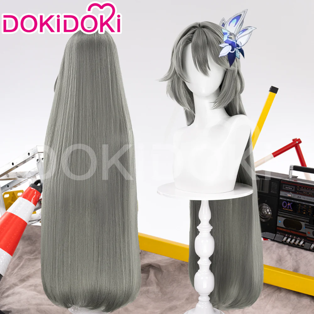 【Ready For Ship】DokiDoki Game Honkai Impact 3 Cosplay Vita Cosplay Wig Long Straight Green Hair