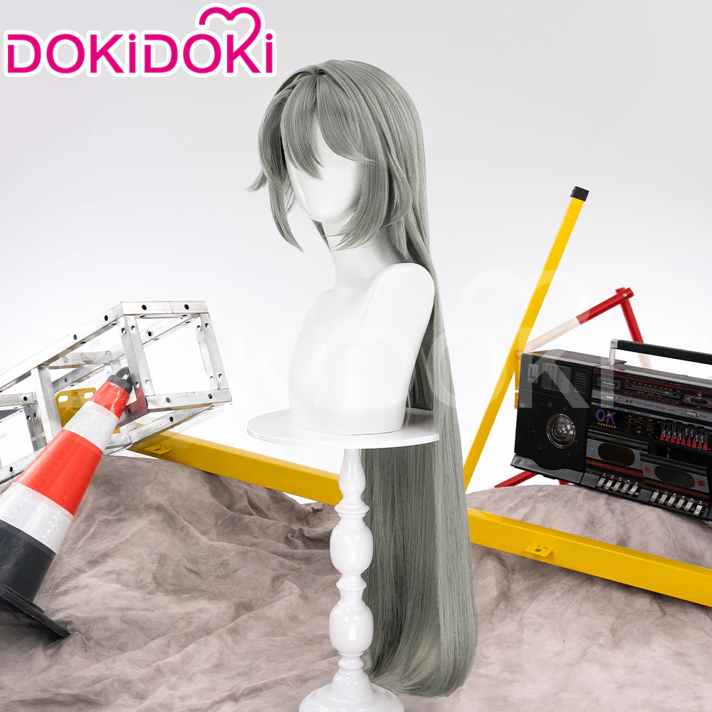 【Ready For Ship】DokiDoki Game Honkai Impact 3 Cosplay Vita Cosplay Wig Long Straight Green Hair - Image 2