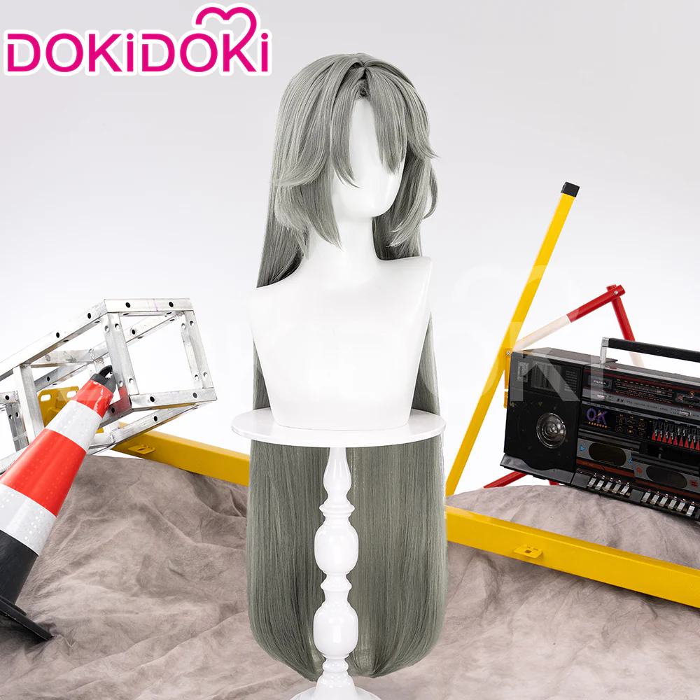 【Ready For Ship】DokiDoki Game Honkai Impact 3 Cosplay Vita Cosplay Wig Long Straight Green Hair - Image 3