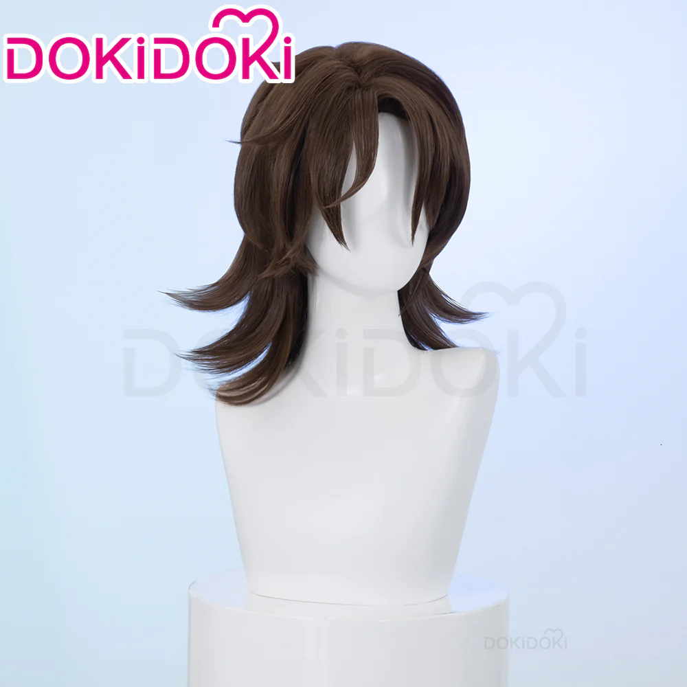 DokiDoki Game Honkai: Star Rail Cosplay Gallagher  Wig Short Straight Blond Hair - Image 2