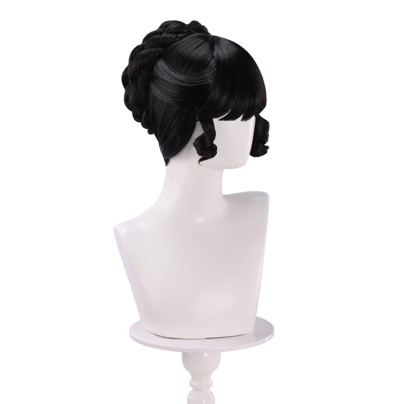 DokiDoki Game Identity V Cosplay Bloody Queen Mary Costume Wig Curly Black Hair - Image 7