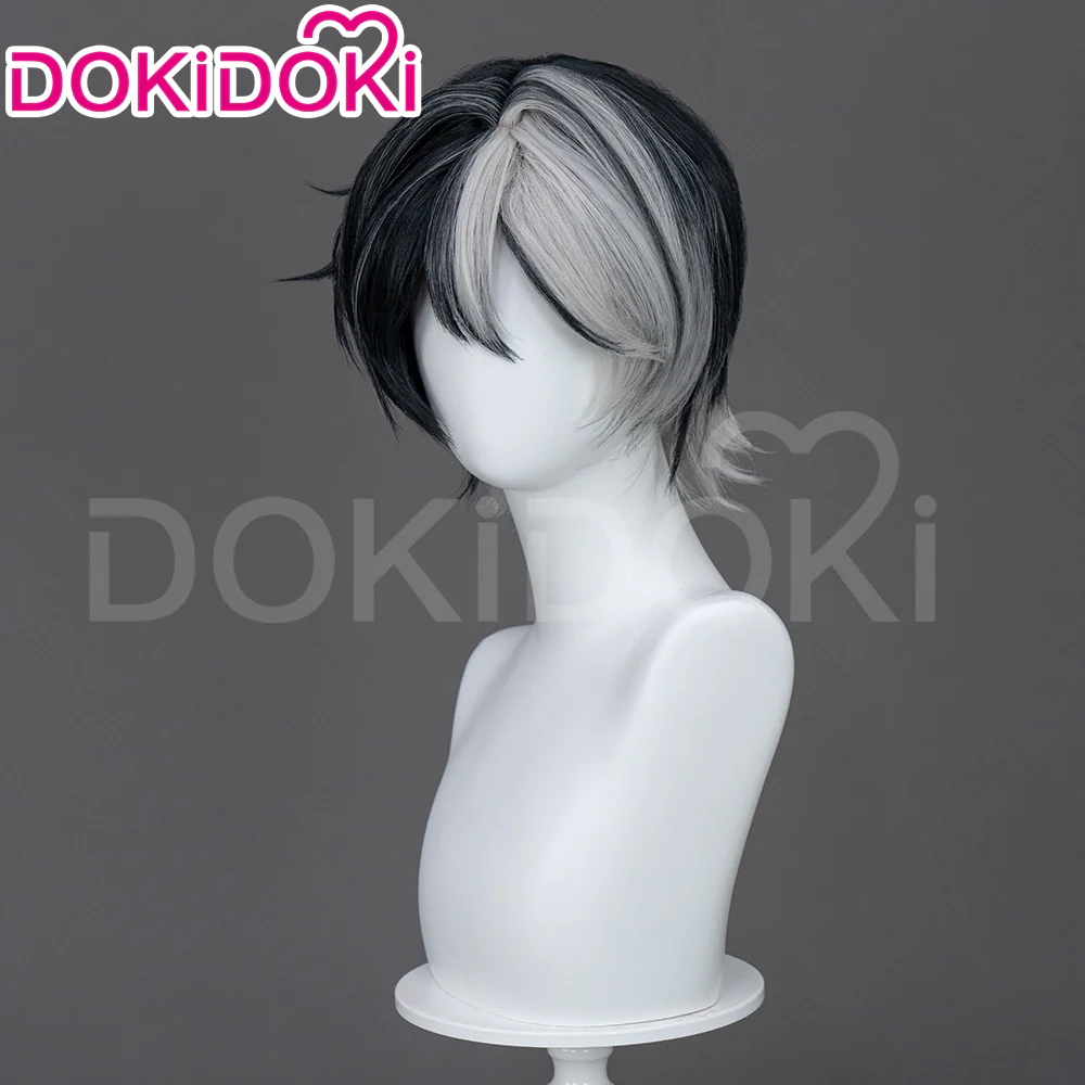 【Ready For Ship】DokiDoki Game Infinity Nikki Cosplay Tan Youyou Wig Short Straight Black White Hair Tanyouyou Tanyoyo - Image 2