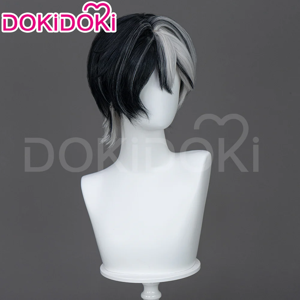 【Ready For Ship】DokiDoki Game Infinity Nikki Cosplay Tan Youyou Wig Short Straight Black White Hair Tanyouyou Tanyoyo - Image 3