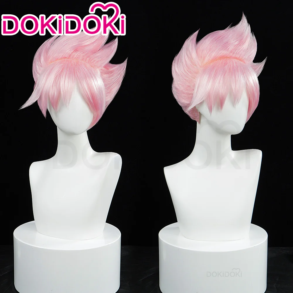 【Ready For Ship】DokiDoki Game OMORI Cosplay Spaceboy Wig Short Pink Hair