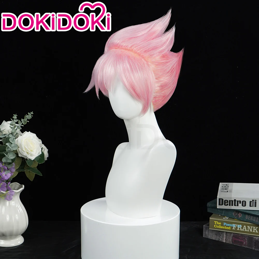 【Ready For Ship】DokiDoki Game OMORI Cosplay Spaceboy Wig Short Pink Hair - Image 2