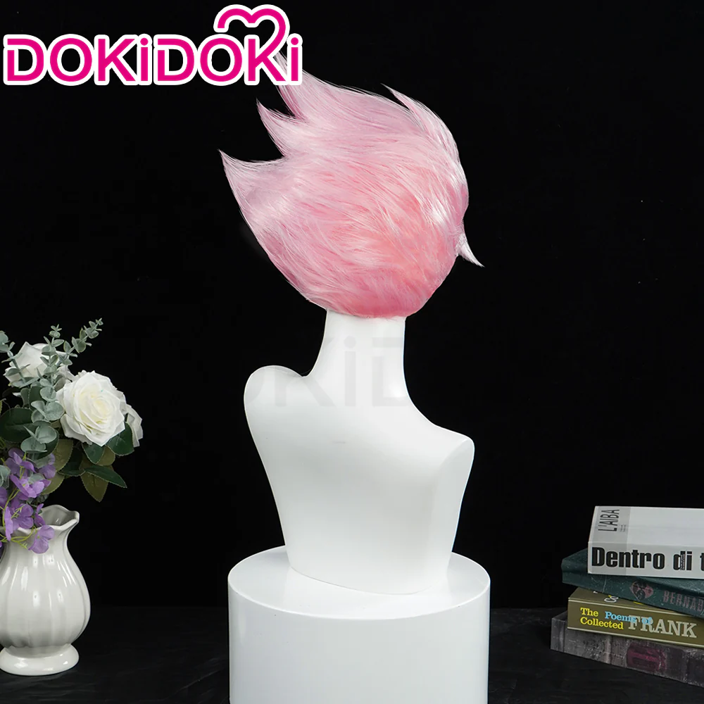 【Ready For Ship】DokiDoki Game OMORI Cosplay Spaceboy Wig Short Pink Hair - Image 3