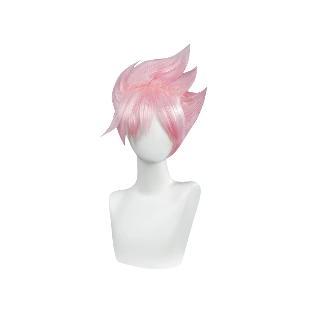 【Ready For Ship】DokiDoki Game OMORI Cosplay Spaceboy Wig Short Pink Hair - Image 5