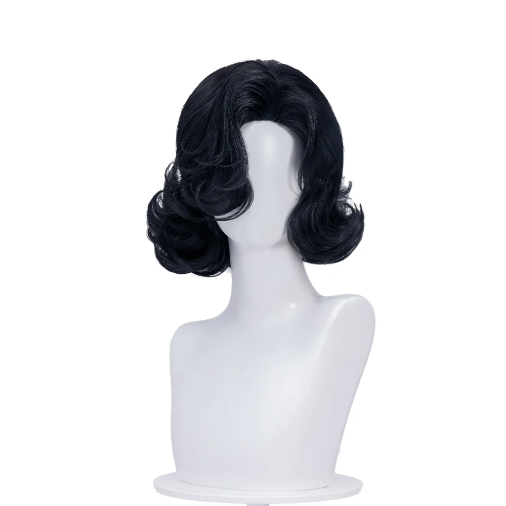 【Normal Ver Ready For Ship】DokiDoki Game Reverse:1999 Cosplay Tuesday Wig Short Curly Black Hair Story of the Jade Vase - Image 7