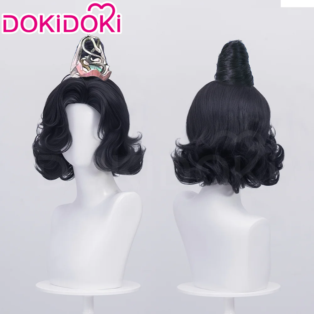 【Normal Ver Ready For Ship】DokiDoki Game Reverse:1999 Cosplay Tuesday Wig Short Curly Black Hair Story of the Jade Vase - Image 8
