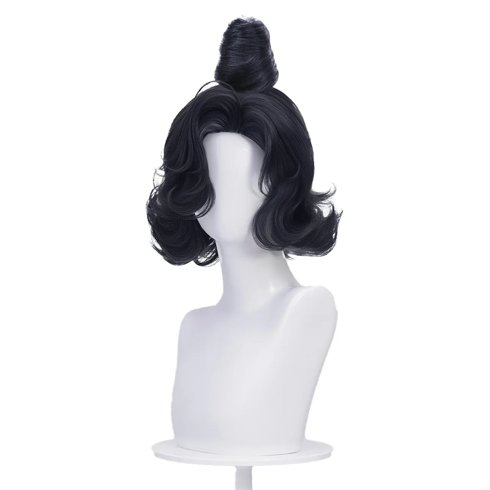 【Normal Ver Ready For Ship】DokiDoki Game Reverse:1999 Cosplay Tuesday Wig Short Curly Black Hair Story of the Jade Vase - Image 9