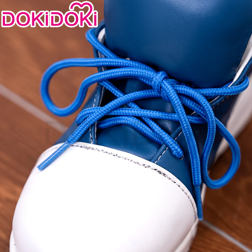 DokiDoki Game Cosplay Blue White Shoes - Image 3