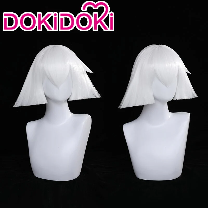 DokiDoki Game Sky Children of Light Cosplay Season of Rhythm Mushroom Head Wig White Short Wig - Image 5