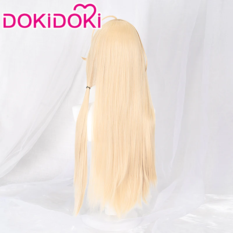 DokiDoki Game Tower of Fantasy Cosplay Nemesis Shirli Cosplay Long Light Yellow Wig - Image 3