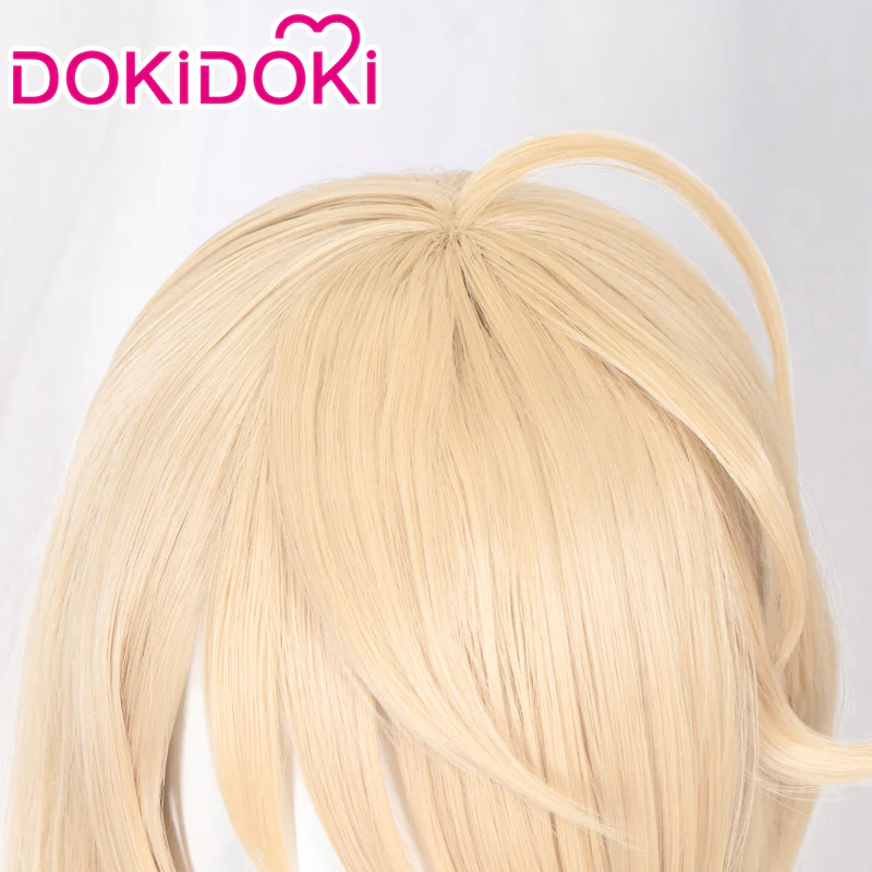 DokiDoki Game Tower of Fantasy Cosplay Nemesis Shirli Cosplay Long Light Yellow Wig - Image 4