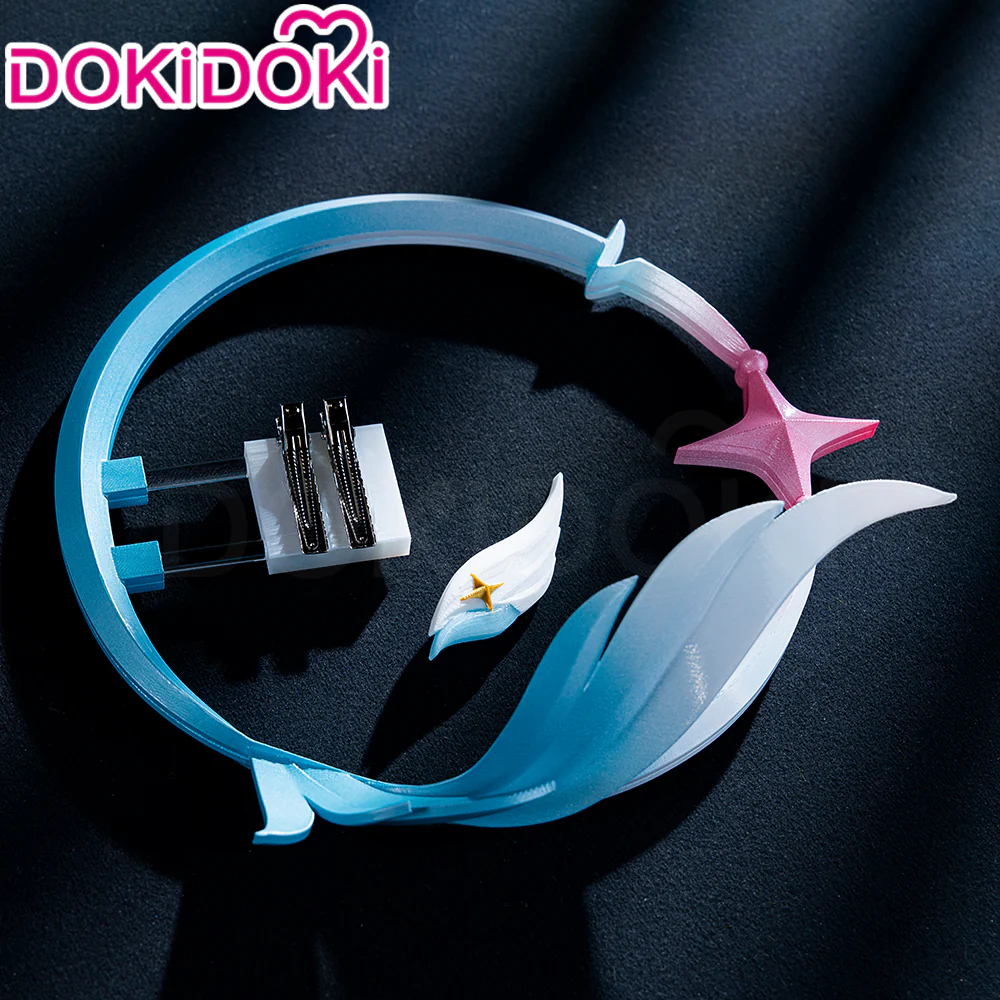 【Wig Ready For Ship】DokiDoki Game Wuthering Waves Cosplay Aemeath Wig / Headpiece Long Straight Pink Ponytail Gradient Dyeing Hair - Image 10