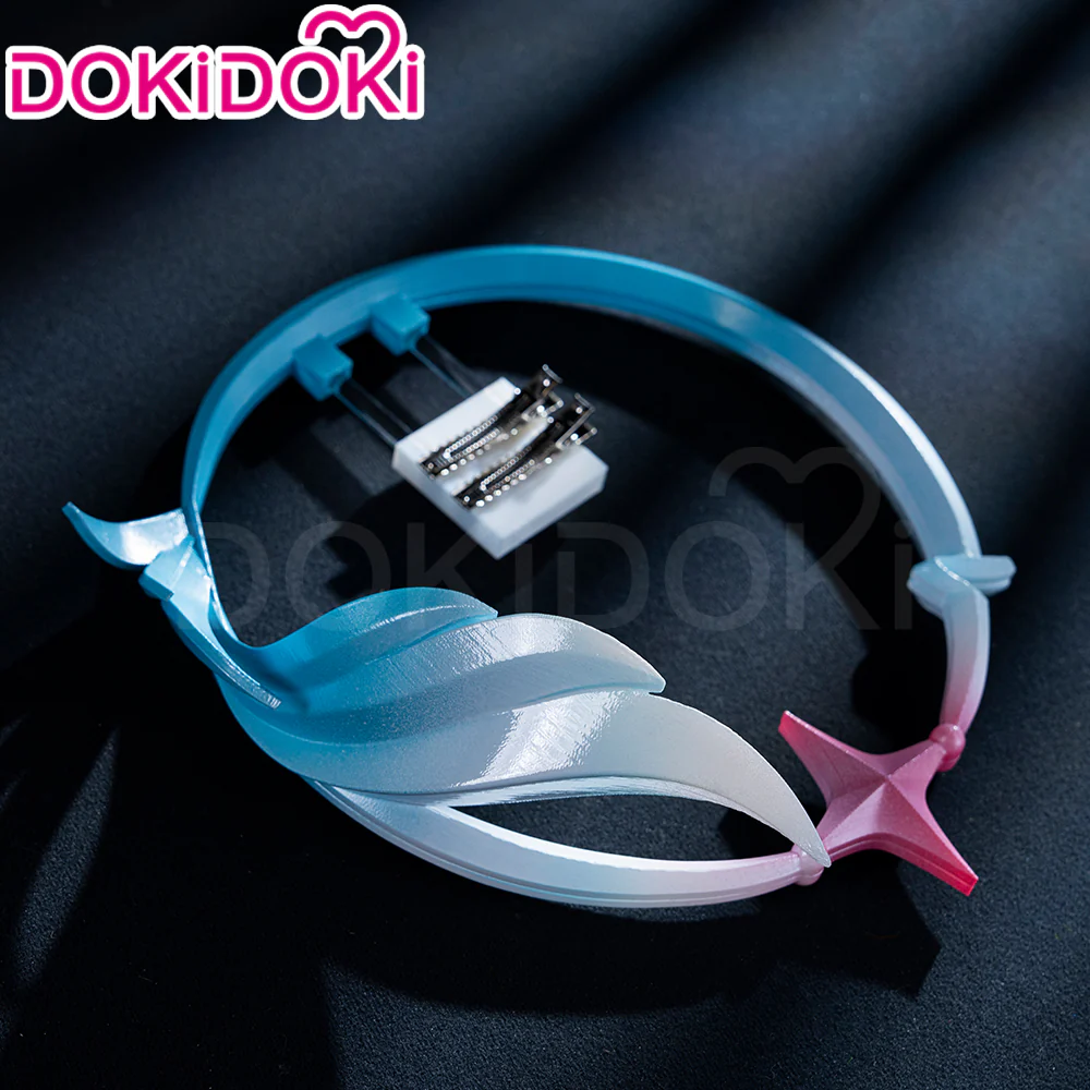 【Wig Ready For Ship】DokiDoki Game Wuthering Waves Cosplay Aemeath Wig / Headpiece Long Straight Pink Ponytail Gradient Dyeing Hair - Image 11