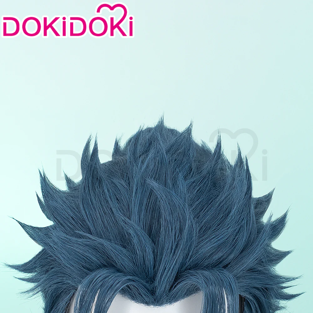 【Ready For Ship】DokiDoki Game Wuthering Waves Cosplay Ji Yan Wig Long Straight Blue Green Hair Jiyan - Image 4