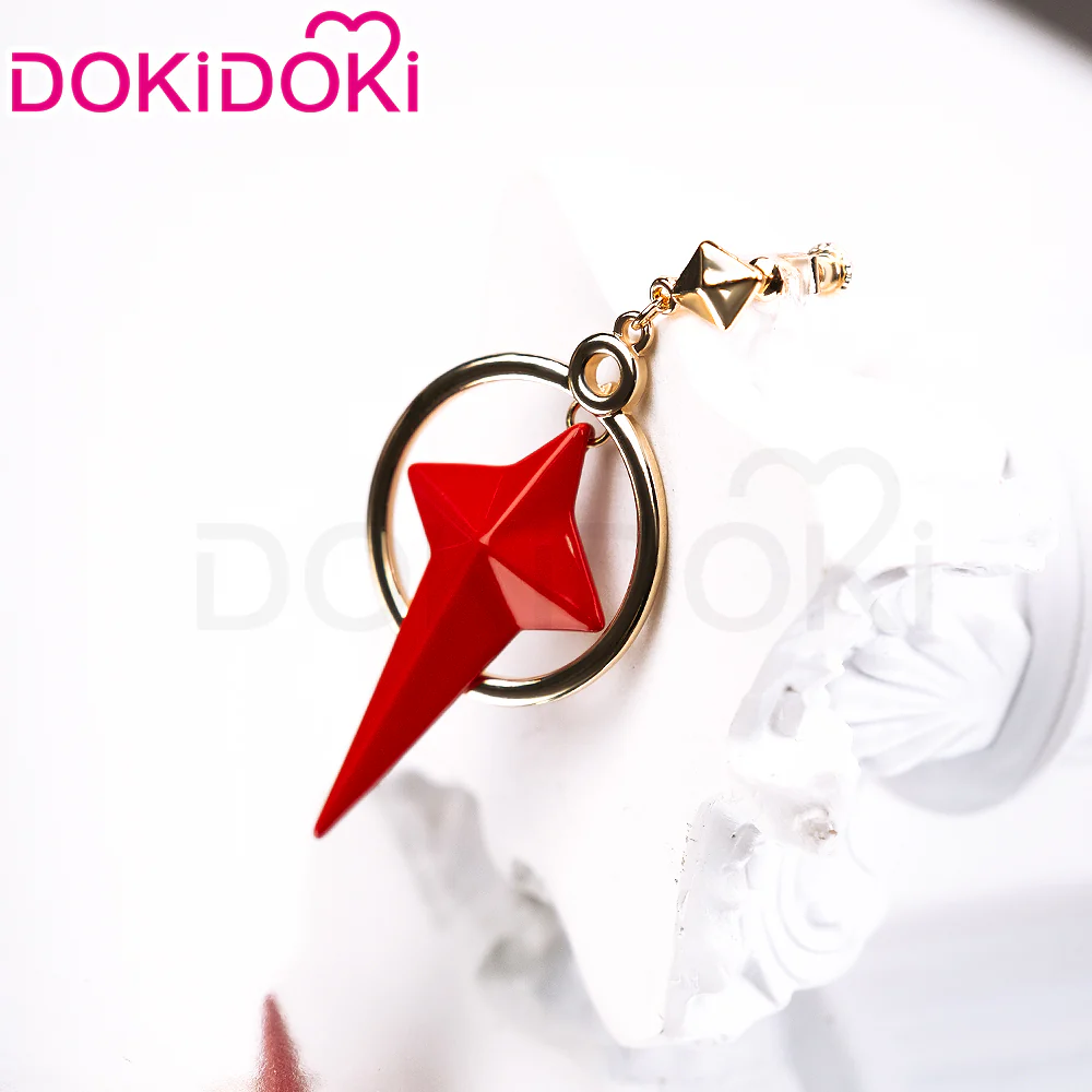 【Partially Ready For Ship】DokiDoki Game Wuthering Waves Cosplay Phrolova Wig / Ear Clips Long Green Hair Pink Highlights Double Ponytails - Image 6