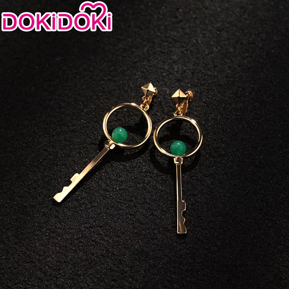 【Partially Ready For Ship】DokiDoki Game Wuthering Waves Cosplay Zani Cosplay Wig / Horns / Earrings Ear Clips Ear Accessories Long Curly Silver Hair - Image 16