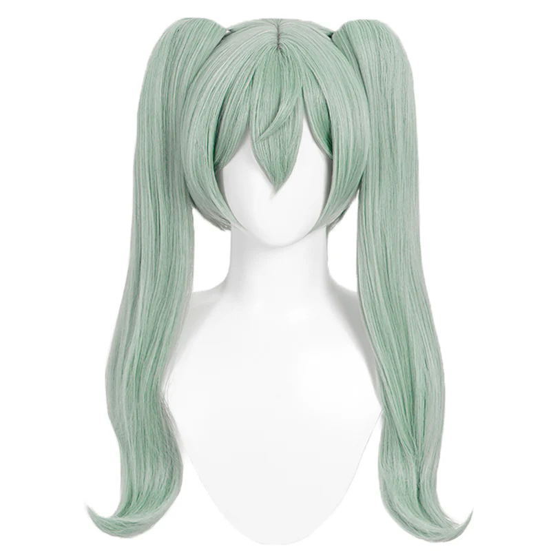 DokiDoki Game Zenless Zone Zero Cosplay Corin Cosplay Wig Long Light Green - Image 5