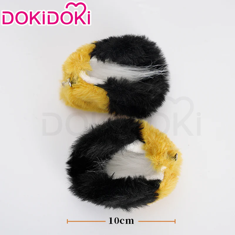 【Ready For Ship】DokiDoki Game Zenless Zone Zero Cosplay JuFufu Cosplay Wig / Tail / Ears Long Straight Yellow Hair Ju Fu Fu ZZZ - Image 10