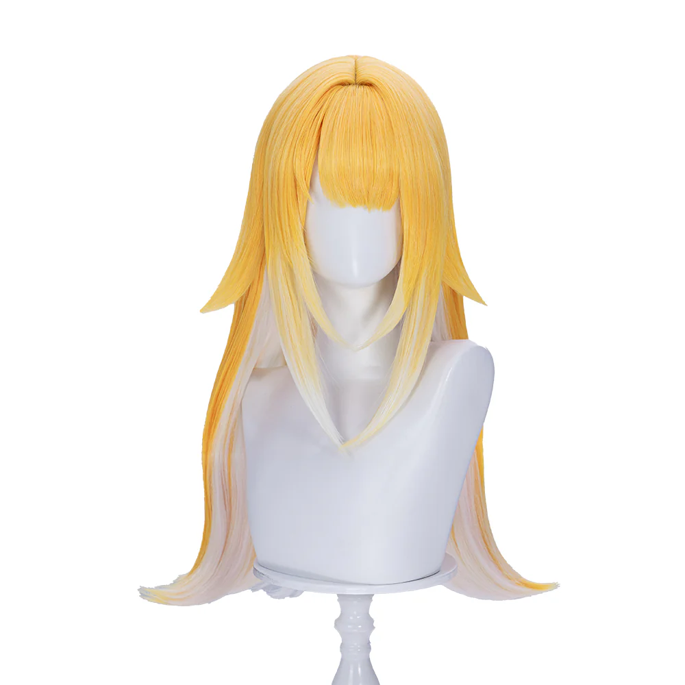 【Ready For Ship】DokiDoki Game Zenless Zone Zero Cosplay JuFufu Cosplay Wig / Tail / Ears Long Straight Yellow Hair Ju Fu Fu ZZZ - Image 6