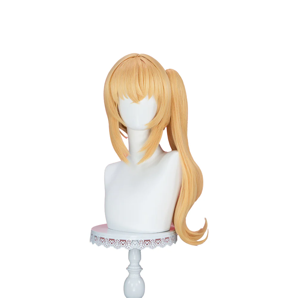 【Ready For Ship】DokiDoki Game Zenless Zone Zero Cosplay Lucy Wig Long Curly Orange Hair - Image 6