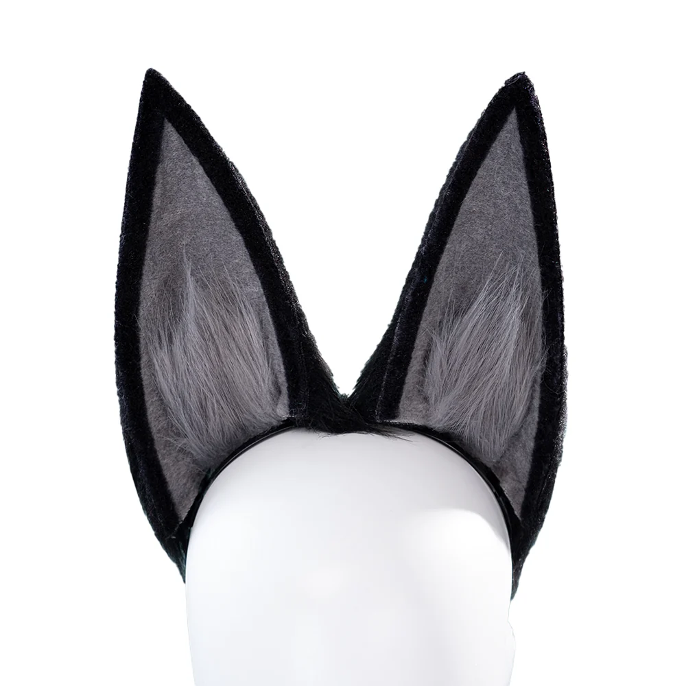 DokiDoki Game Zenless Zone Zero Cosplay  Hoshimi Miyabi Cosplay Wig / Ears Long Straight Black - Image 10