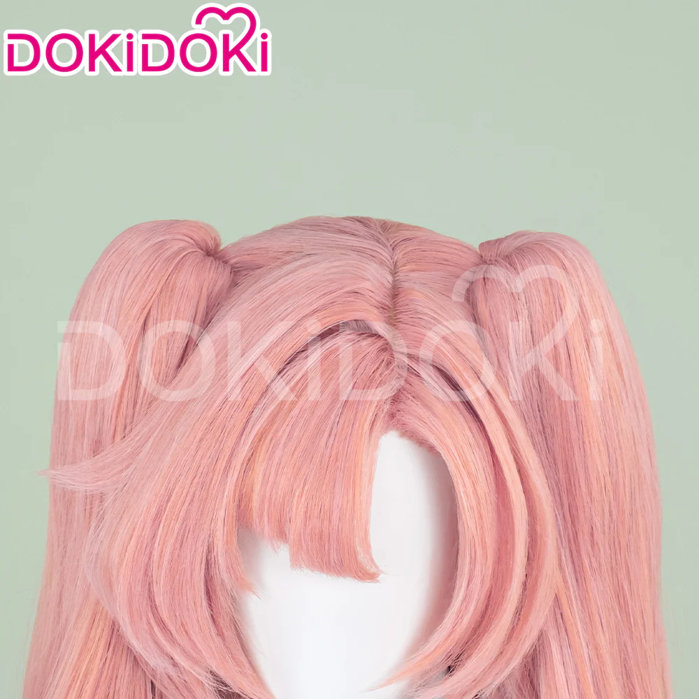 【Ready For Ship】DokiDoki Game Zenless Zone Zero Cosplay Nicole Demara Women Curly Pink Lone Cosplay Wig / Earring - Image 4