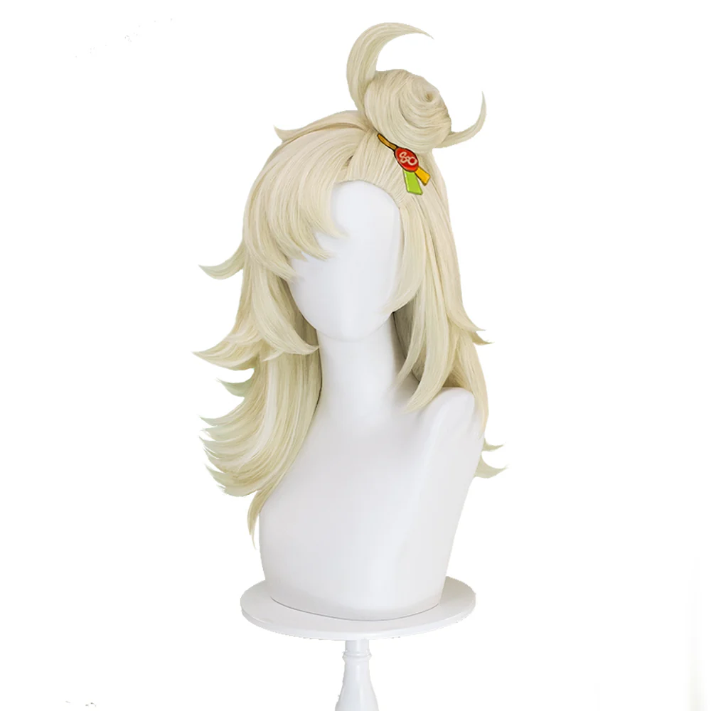 【Ready For Ship】DokiDoki Game Zenless Zone Zero Cosplay Piper Wheel Wig Yellow Hair ZZZ - Image 7