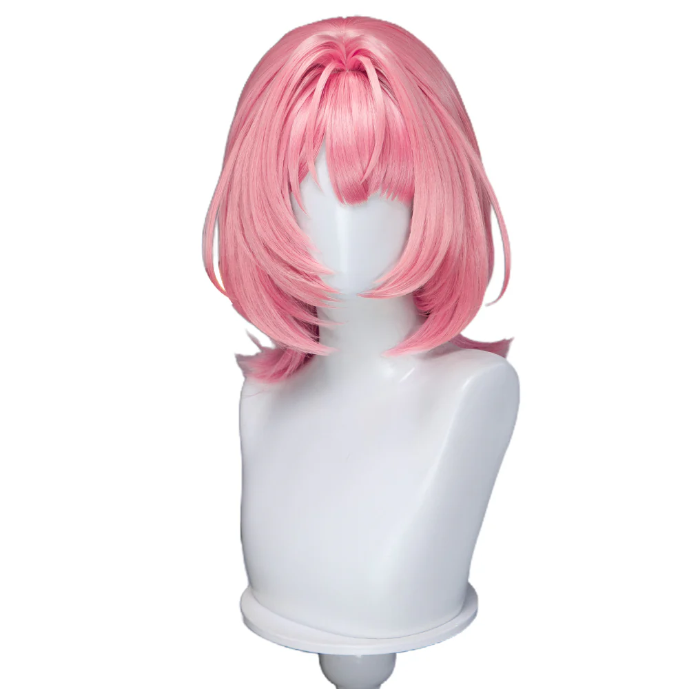 DokiDoki Game Zenless Zone Zero Cosplay Ramiel Wig Short Pink Hair Remielle Dan ZZZ - Image 6