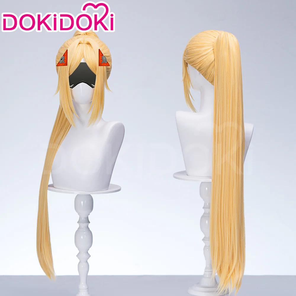 【Ready For Ship】DokiDoki Game Zenless Zone Zero Cosplay Trigger Cosplay Wig Long Straight Blond Hair ZZZ