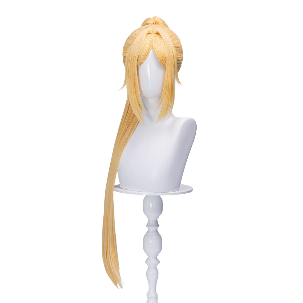 【Ready For Ship】DokiDoki Game Zenless Zone Zero Cosplay Trigger Cosplay Wig Long Straight Blond Hair ZZZ - Image 5