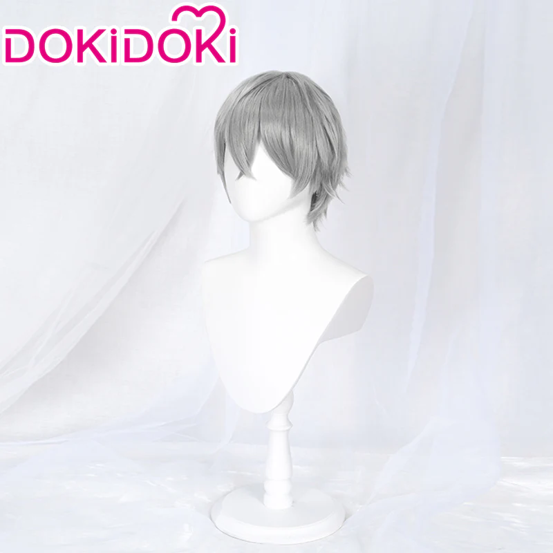【Ready For Ship】DokiDoki Game Zenless Zone Zero Cosplay Wise Cosplay Wig Short Grey - Image 3