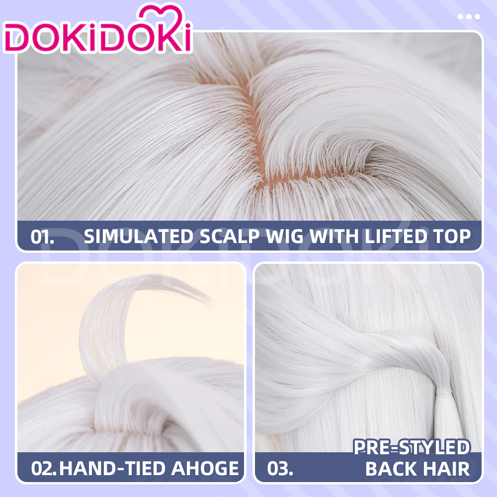 【Ready For Ship】DokiDoki Game Zenless Zone Zero Cosplay Yixuan Wig Long Straight Yellow Hair Yi Xuan ZZZ - Image 4