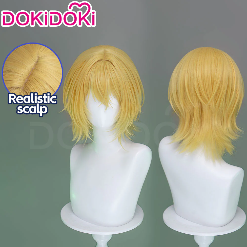 【Ready For Ship】DokiDoki Manga Anime Oshi no Ko Cosplay Hikaru Kamiki Wig Short Blonde Hair