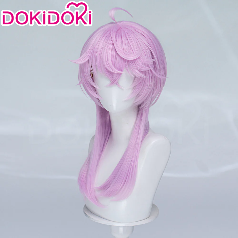 【Ready For Ship】DokiDoki Manga Anime Record of Ragnarok Cosplay Michel Nostradamus Wig Long Pink Hair - Image 2