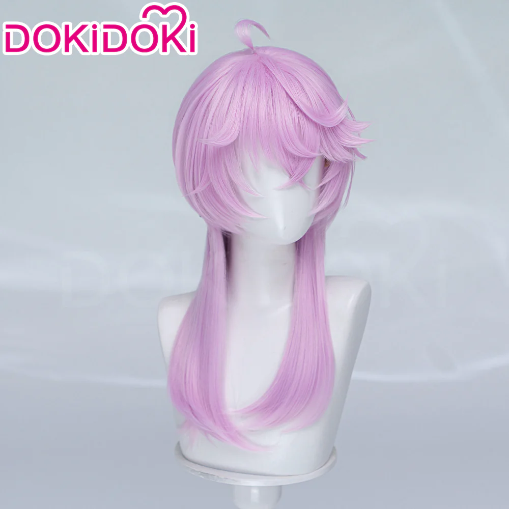 【Ready For Ship】DokiDoki Manga Anime Record of Ragnarok Cosplay Michel Nostradamus Wig Long Pink Hair - Image 3